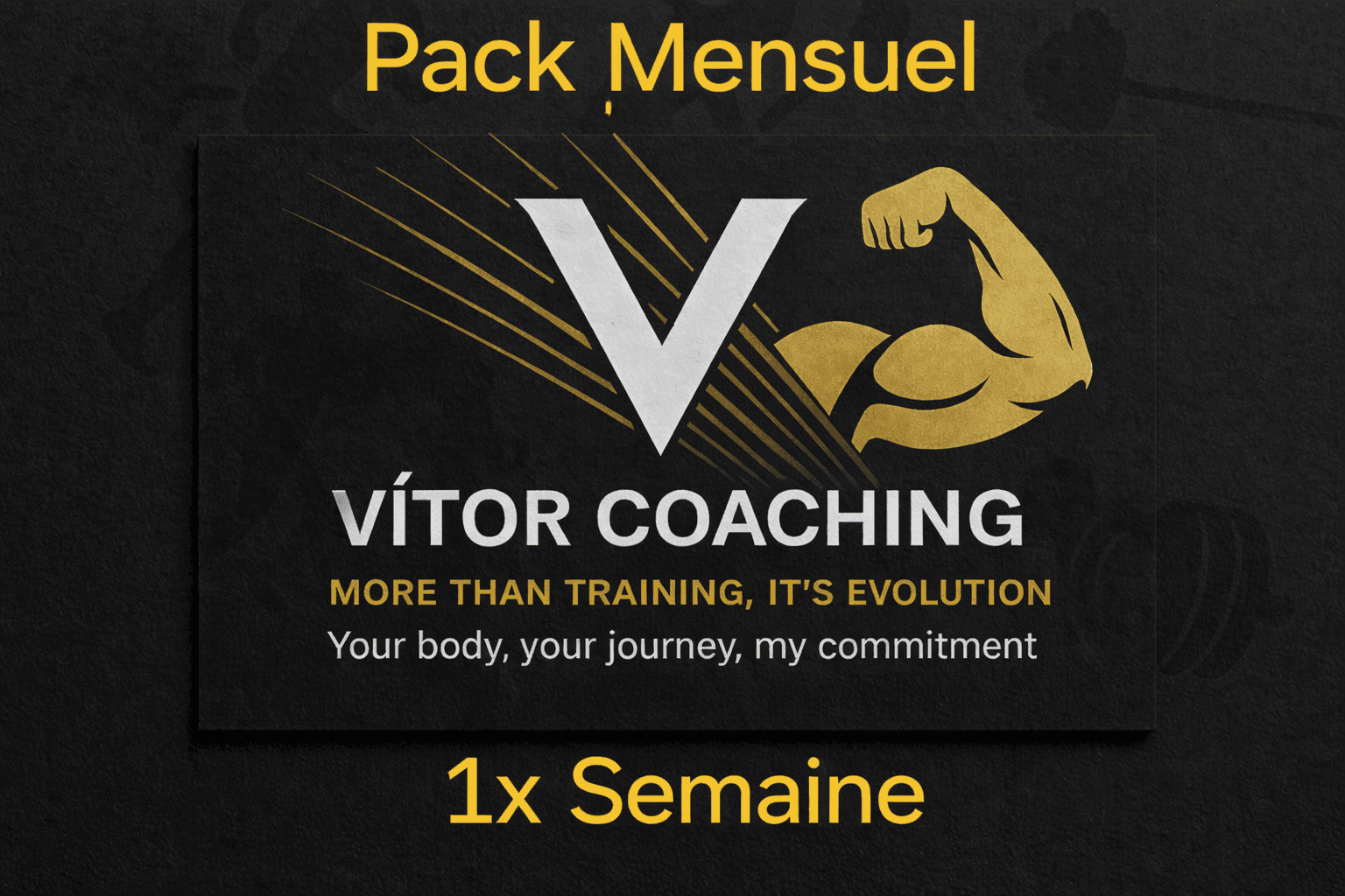 Pack mensuel de 1x semaine